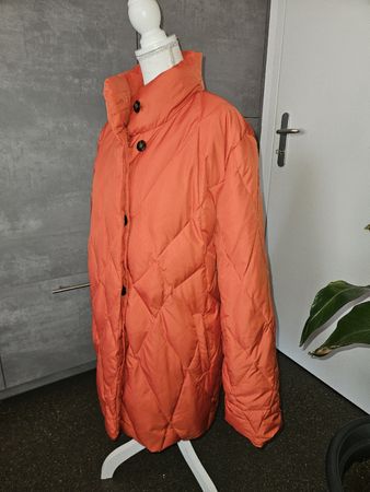 Schneiders Salzburg lange Daunenjacke orange Grösse 42