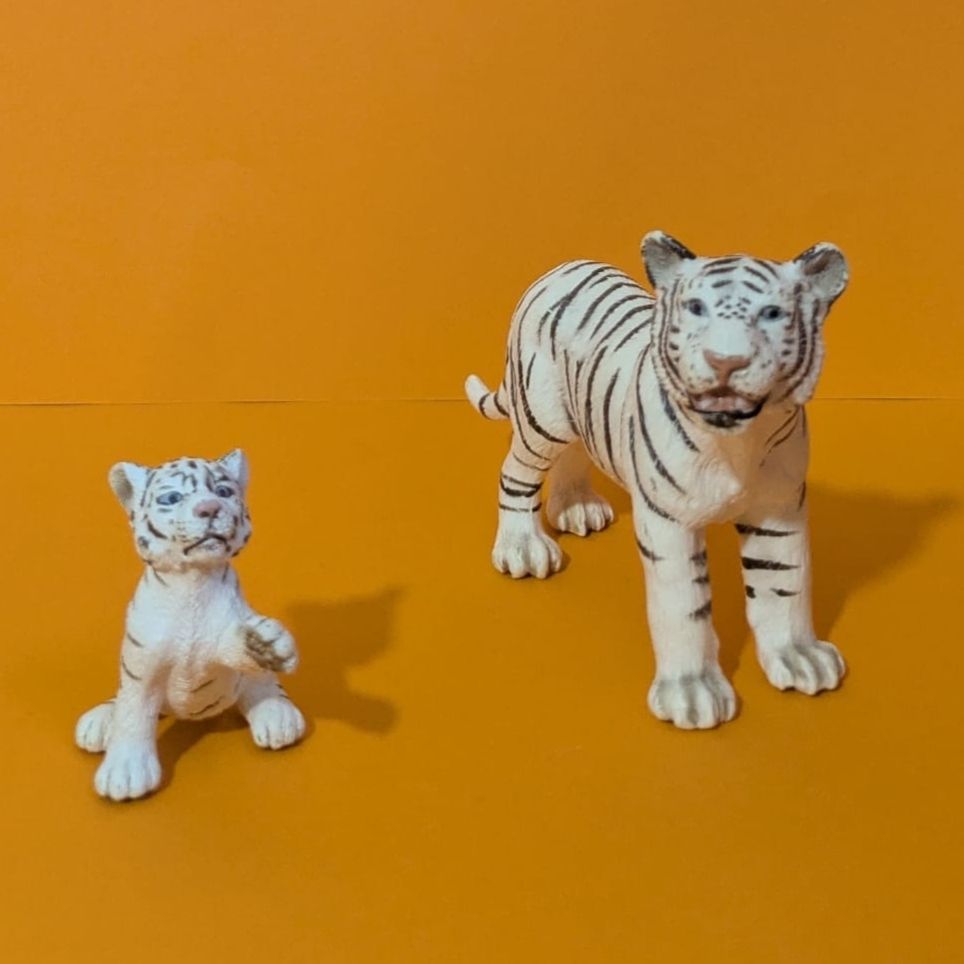 Schleich Giocattoli: Schleich Figuren weisse Tiger  – Usato da Niedergampel venduto da Mariluisa