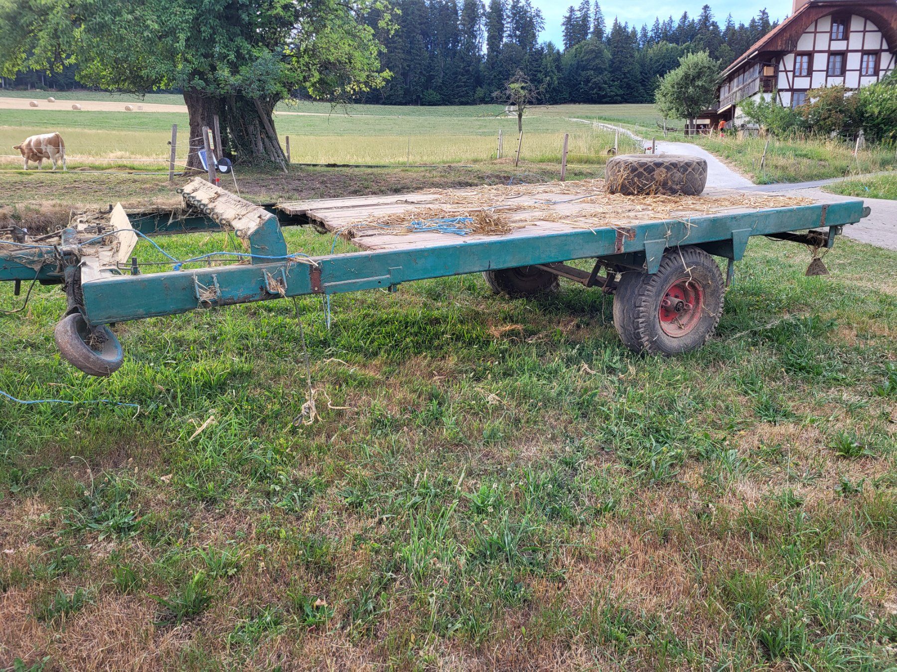 Rimorchi: Anhänger für Traktor gebraucht – Usato da Konolfingen venduto da Chrigu030