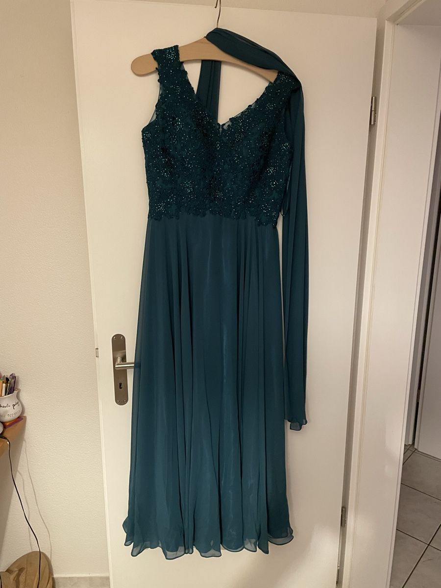 Kleider: Elegantes Abendkleid, Gr. 38, Dunkelgrün – Gebraucht aus Felben-Wellhausen von pisa08 2