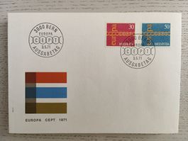 1971 FDC Europamarken