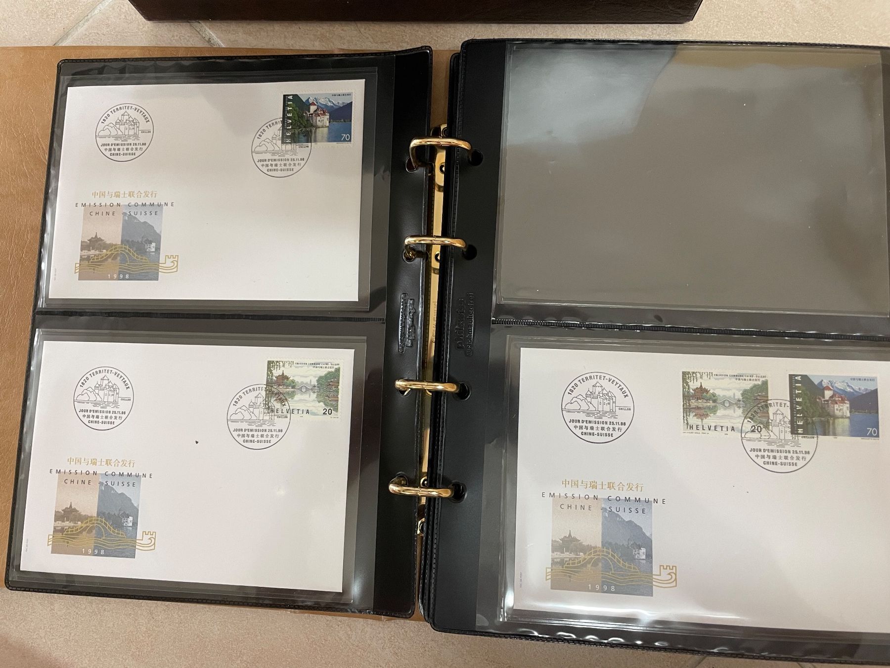 Alle Briefmarken: Château de Chillon se-tenant – Gebraucht aus Sonceboz-Sombeval von Comment2 3