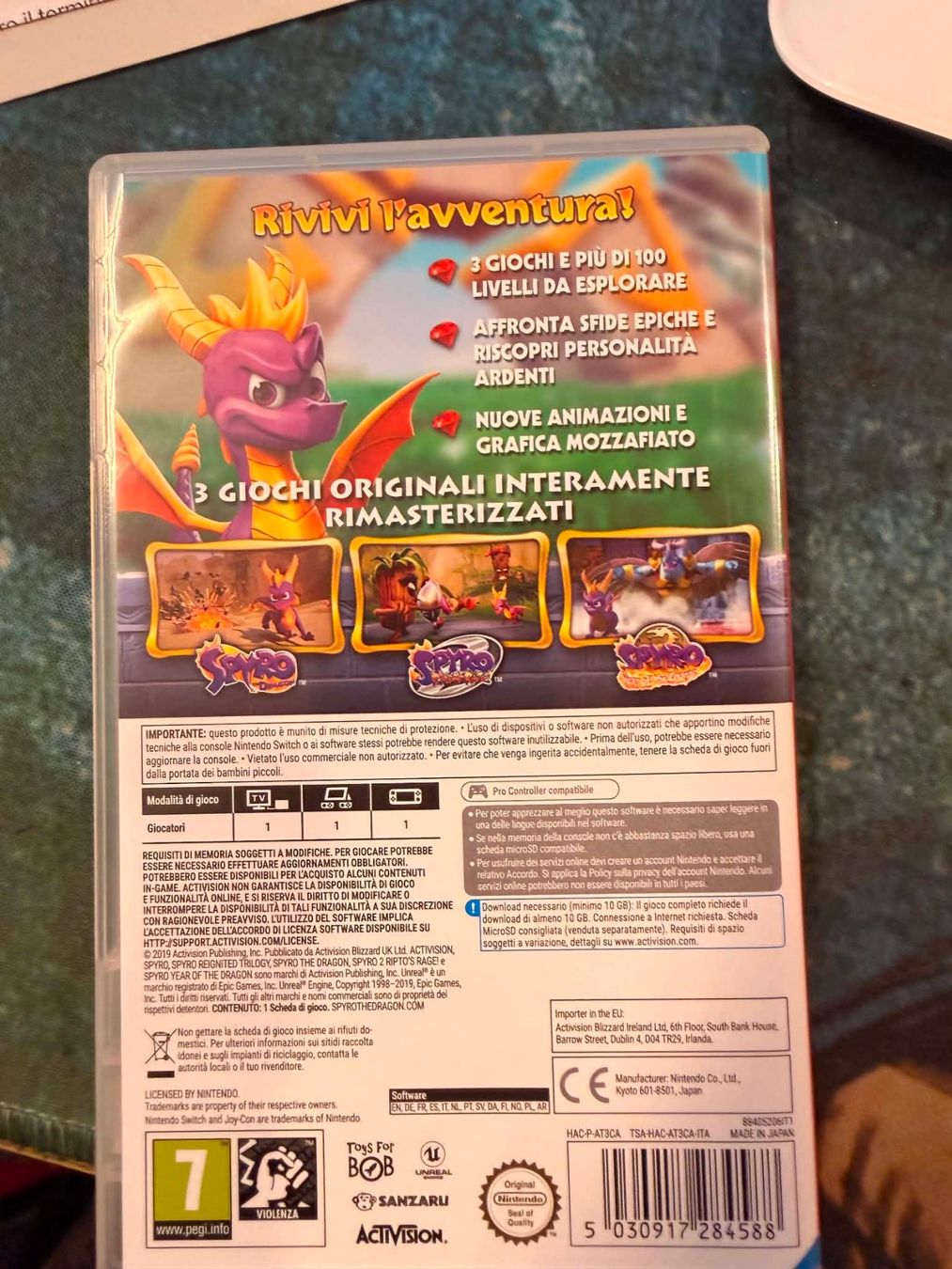Nintendo Spiele: Spyro Reignited Trilogy Nintendo Switch – Gebraucht aus Giubiasco von Ticinerd 1