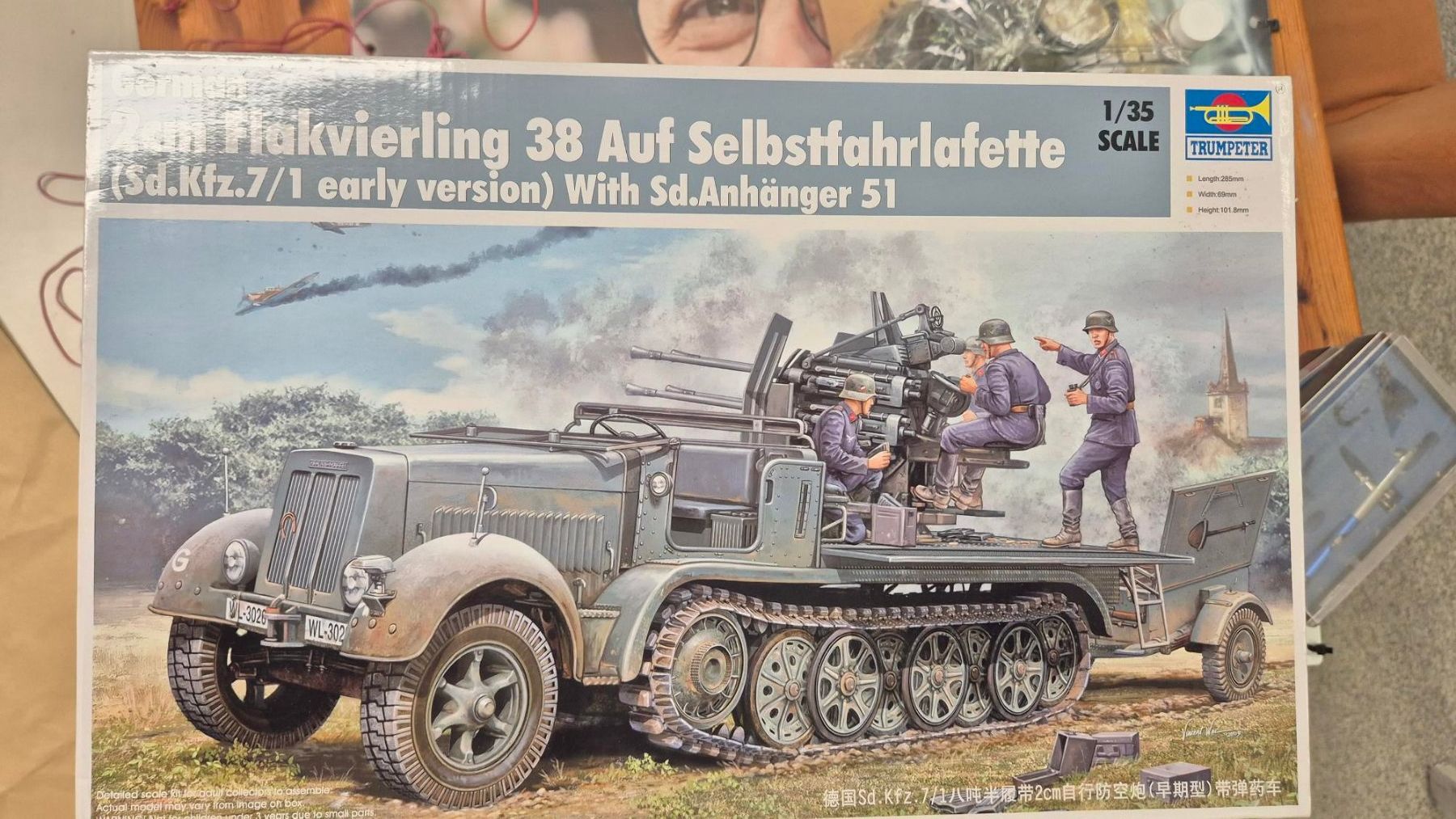 Kit di modellismo & Modellini statici: 2CM Flakvierling – Nuovo (secondo la descrizione) da Wettingen venduto da Mmarb