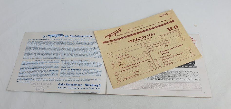 Fleischmann Modellini di ferrovie: Fleischmann H0 Katalog 1952 Deutsch/Schweiz – Usato da Seon venduto da voAllBah 1