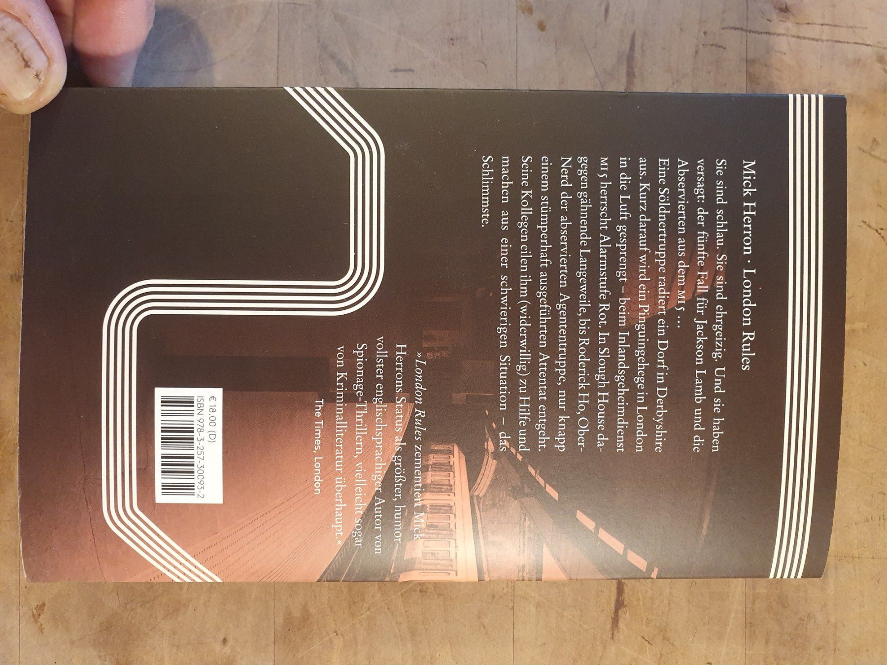 Libri: London Rules Mick Herron Diogenes – Usato da Zürich venduto da loosebone 3