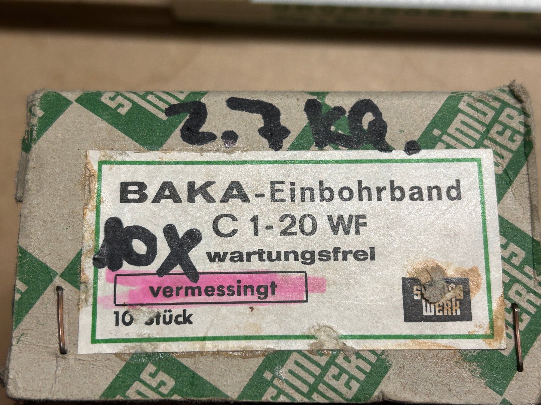 Ferramenta: Band BAKA Einbohrband – Usato da hägendorf venduto da hsh4614 1