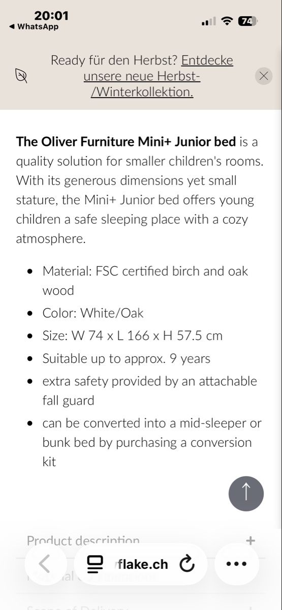 Oliver Furniture Betten: My Snowflake Olivia baby bed – Gebraucht aus FORCH von PRINCESSHK 4