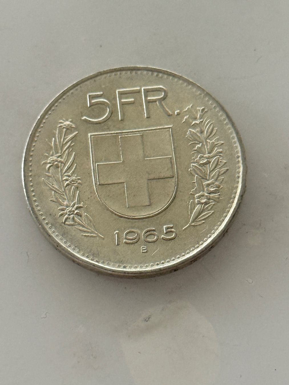 Alle Münzen: 5 Franken 1965  Silber – Gebraucht aus Wallisellen von SWISS_SILVER1 1