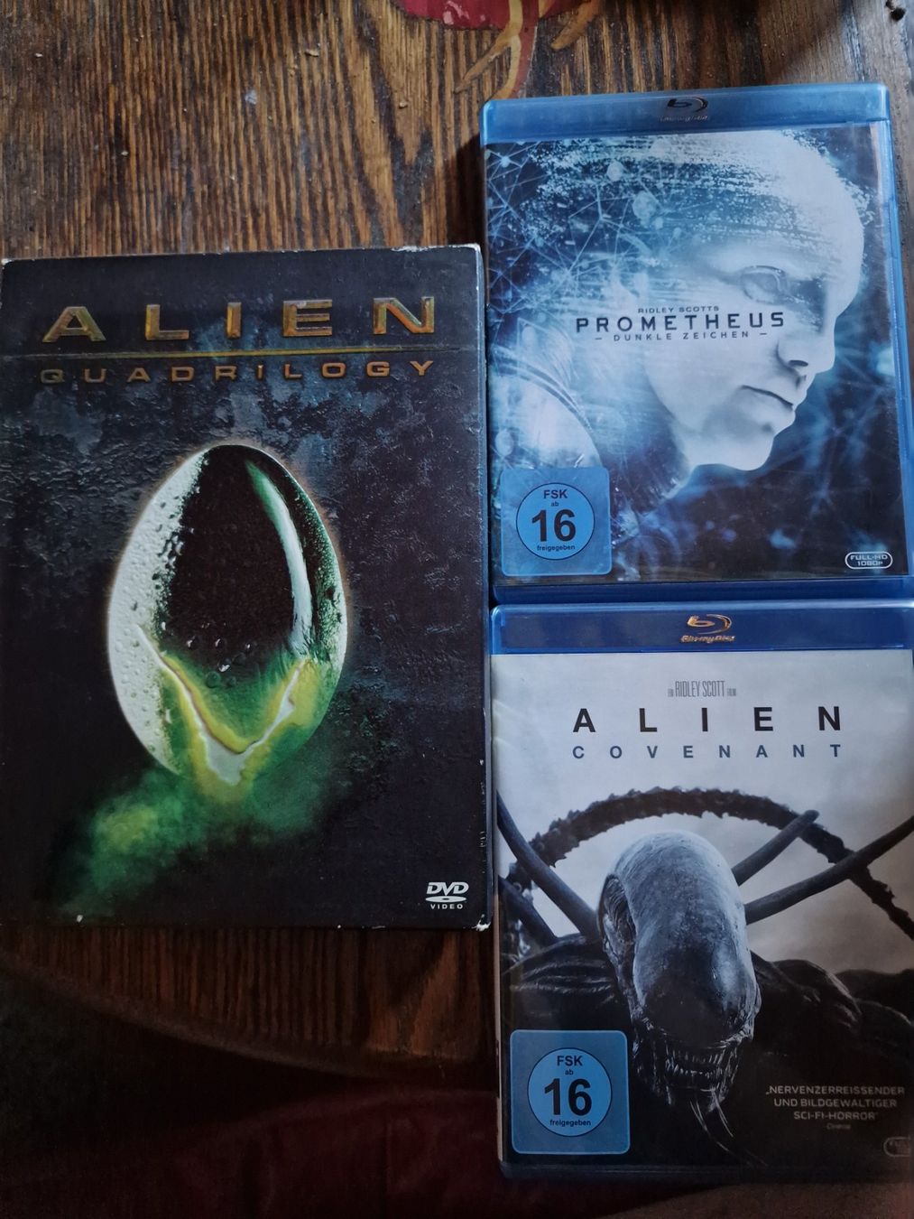 Tutti i DVDs: Alien Quadrilogy & Prometheus & Covenant Blu-ray/DVD – Usato da wünnewil venduto da mar_f2z8