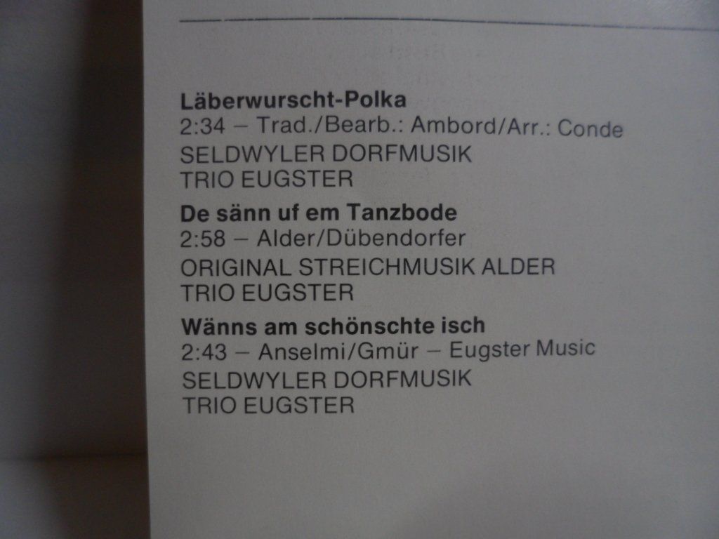 Musicassette: Mir mached es Fäscht    Non Stop  Stimmungs Hits – Usato da Langnau i. E. venduto da gf2_29jt 3