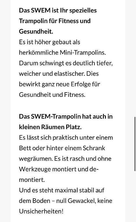 Trampolini: SWEM Trampolin blau – Usato da Magden venduto da rap_dxn6 3