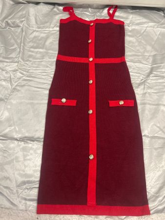 Cocktailkleid Etuikleid Strickkleid Figurbetont Gr S NEU