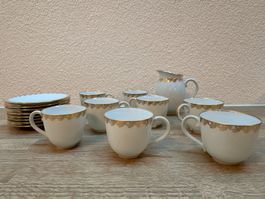 Service à café en porcelaine de Limoges