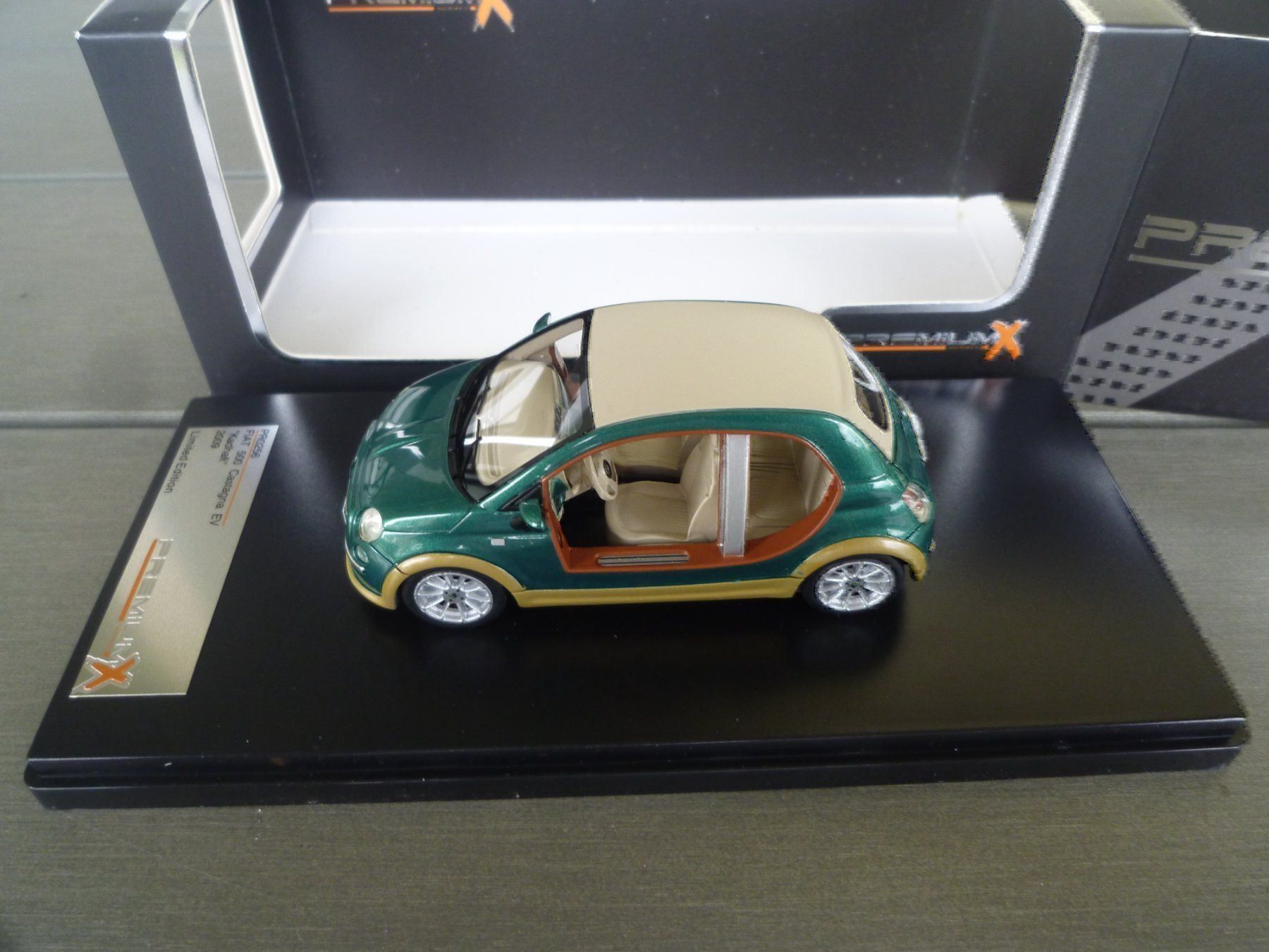 Fiat Modellini d'auto: Fiat 500 Castagna EV "Kadhafi" (2009) – Nuovo e nell'imballaggio originale da Flawil venduto da Imperiosud 6