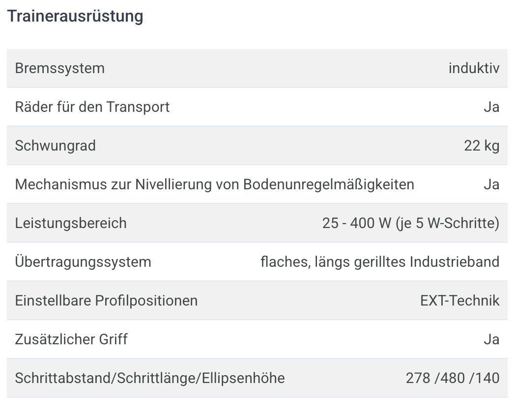 Kettler Vélos d'appartement: Crosstrainer Kettler Unix EX – D'occasion à Wolhusen par jo_li 4