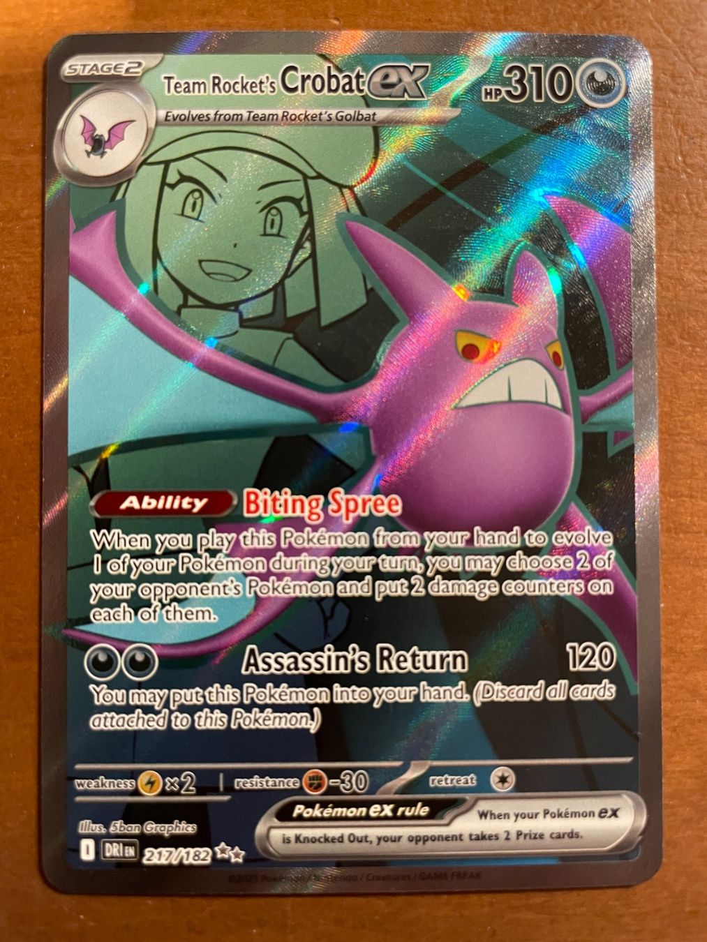 Pokémon Carte collezionabili: Pokemon Team Rockets Crobat eX (Versand gratis) – Nuovo (secondo la descrizione) da Chur venduto da Angerson