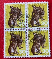 4 er Block Nr. J 218 mit Vollstempel Bern