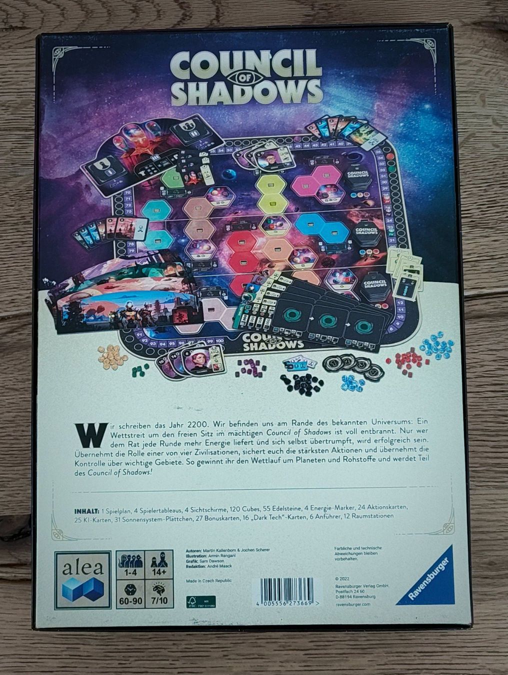 Giochi: Council of Shadows Brettspiel – Nuovo e nell'imballaggio originale da Bern venduto da cle_rzl9 1