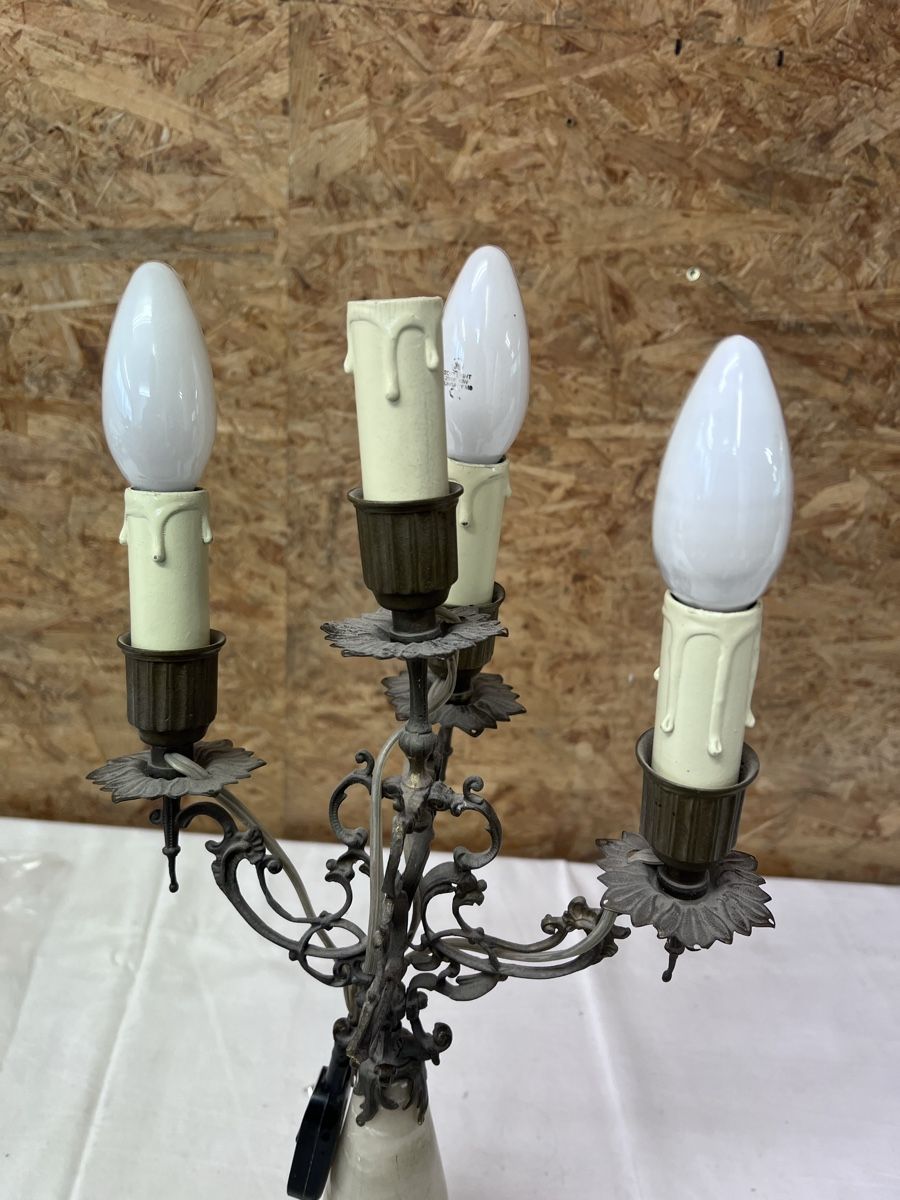 Lampade: Antike Tischlampe Messing (77) – Usato da Glattfelden venduto da bro_f2vv 3