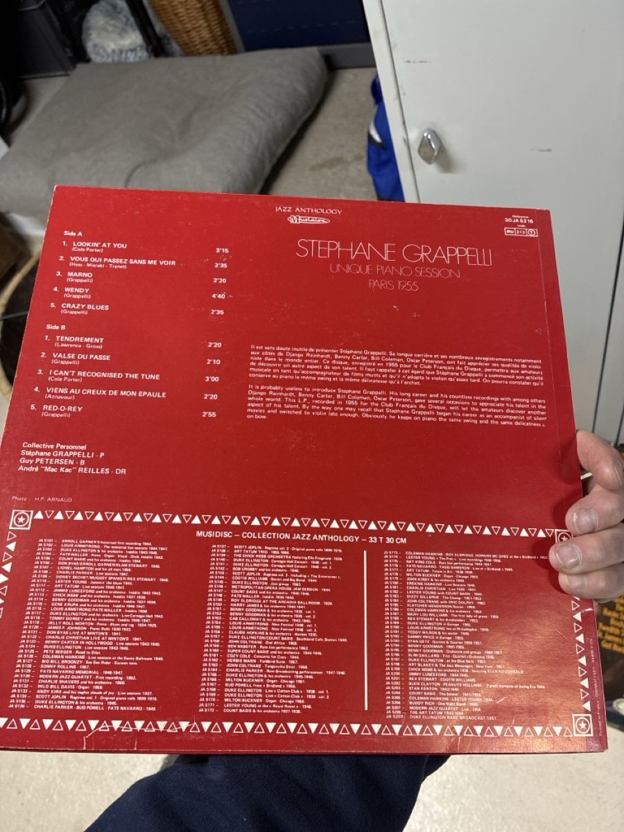 Dischi in vinile: Stéphane Grappelli dédicacé! – Usato da Chavannes-de-Bogis venduto da bmwe12 1
