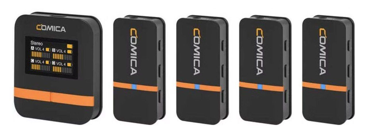 Microfoni: Wireless Microphone Comica 2.4G Mini - 4 Transmitter - NEU!! – Nuovo e nell'imballaggio originale da Buchs SG venduto da MCE73 1