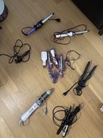 Diverse Lockenstäbe und Haarglätter in gutem Zustand