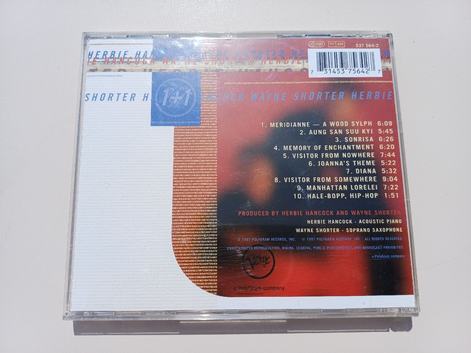 CD: Herbie Hancock / Wayne Shorter "1+1" CD – Nuovo (secondo la descrizione) da Begnins venduto da Drastic-Sound 1