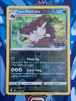 Alolan Raticate - Reverse Holo Pokemon GO #Ord17