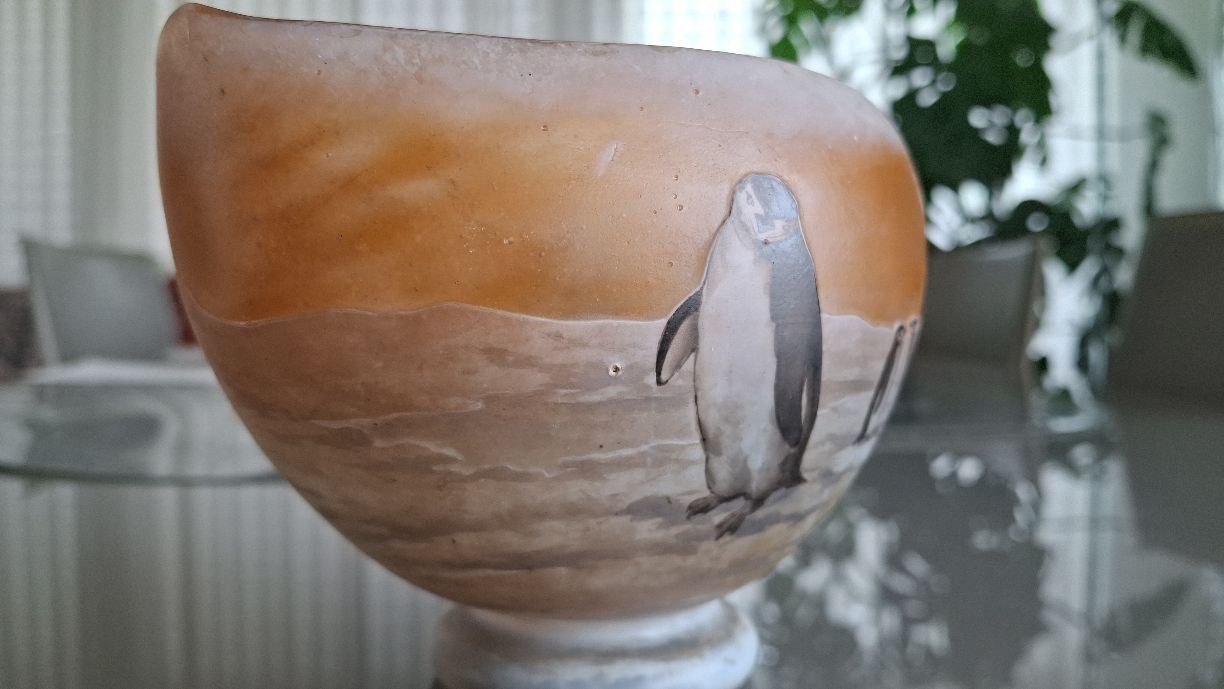 Daum Vase & Récipients: DAUM NANCY, COUPE "NAVETTE" – D'occasion à Zürich par golden48 2