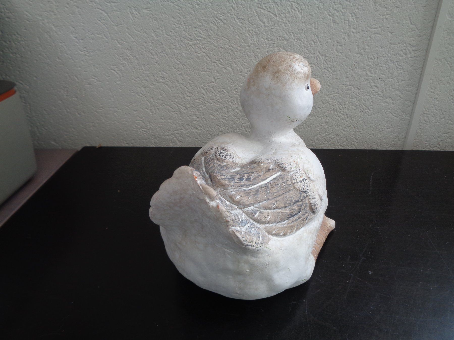 Figuren: Ente aus Ton (24 cm) – Neu und originalverpackt aus Langenbruck von Gumsi 3