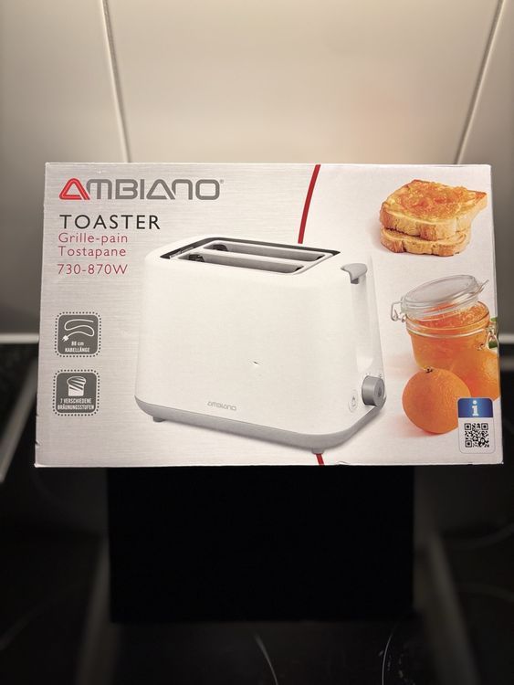 Ambiano Toaster Grille-pain NEU & OVP (Neu und originalverpackt) in ...
