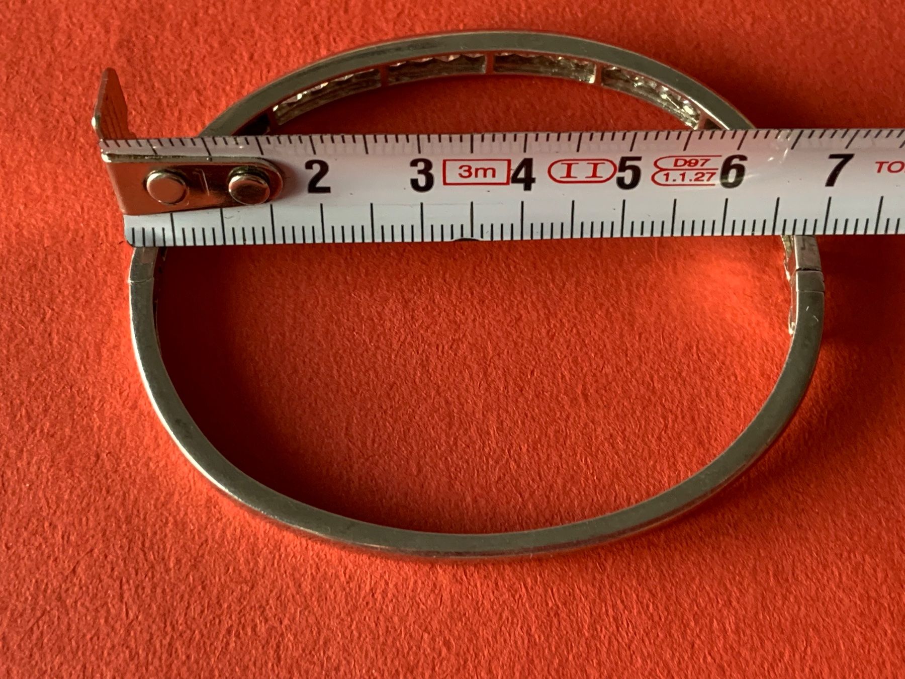 Bracciali & Braccialetti: Silberarmreif Glitzersteinchen edel – Usato da Dittingen venduto da Bijoubelle 4