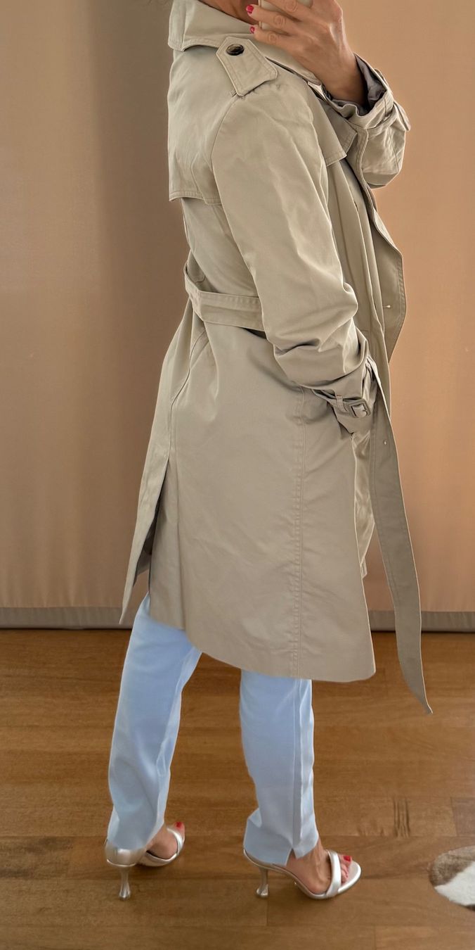 Mango Cappotti: Trenchcoat Mango Gr. 34 beige Baumwolle – Usato da Stansstad venduto da InStyle8 3