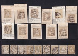 CH Briefmarken Lot "Sitzende Helvetia"