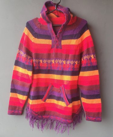 Alpaca Strickjacke Pulli, Größe S / M, NEU!!