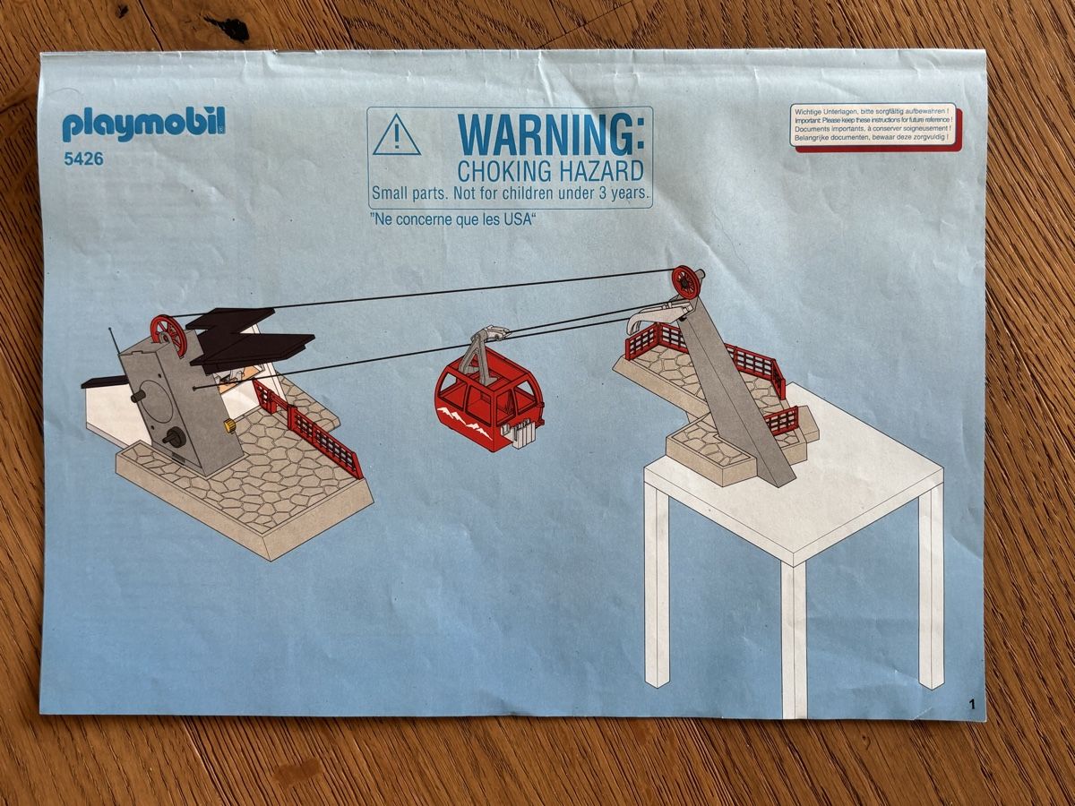 Playmobil Giocattoli: Playmobil Seilbahnstation, 5426 – Usato da Rain venduto da Denbie 6