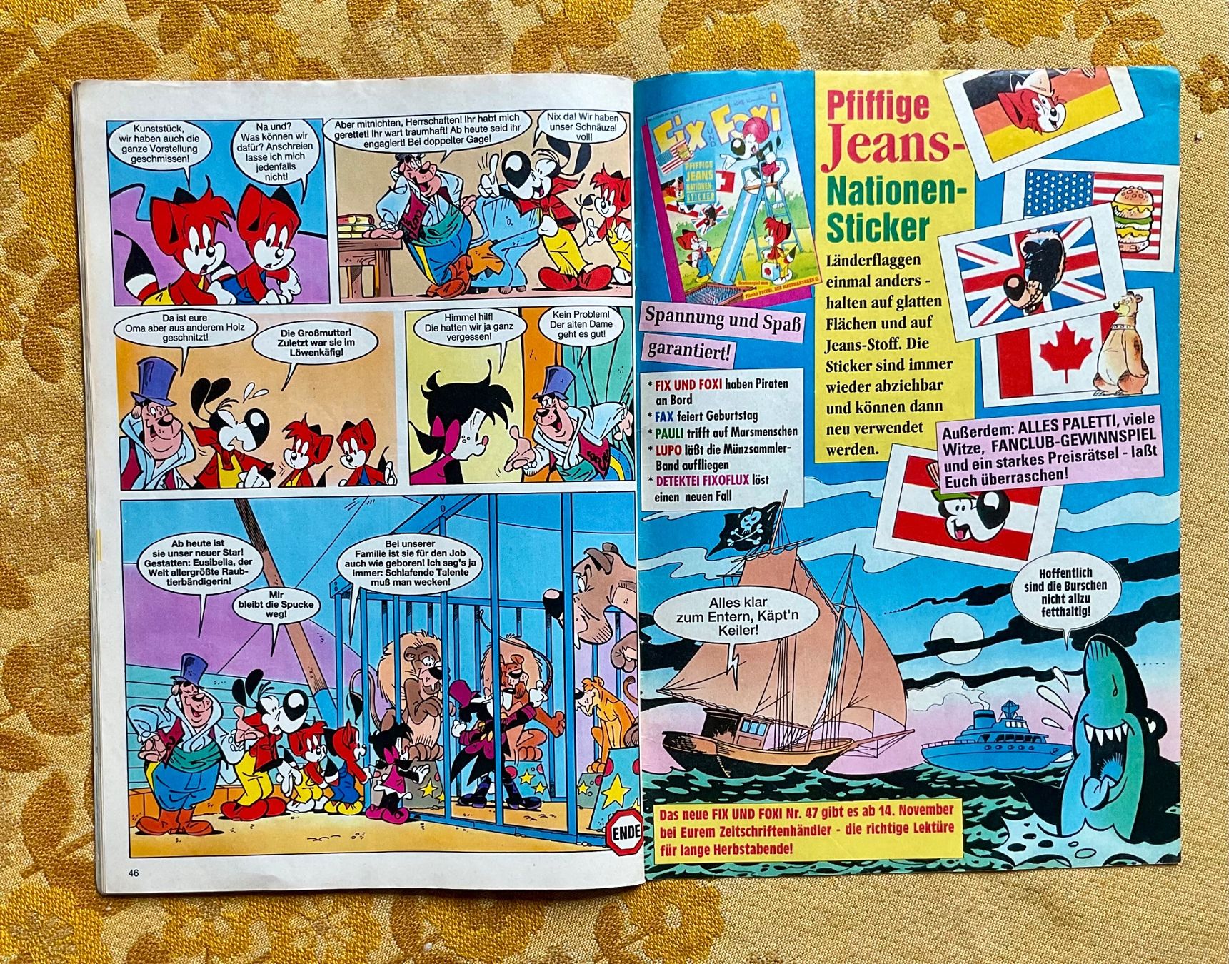 Fumetti: Fix und Foxi Heft Nr 46 von 1991 – Usato da Endingen venduto da nathan05 8