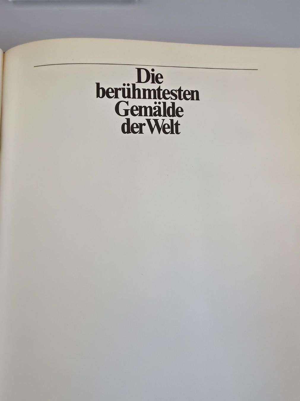 Libri: Die berühmtesten Gemälde der Welt - Kunstband - 1976 – Usato da Birr venduto da DisDas 2