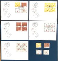 2008 Schweizer Produkte  - FDC + FDC Viererblock + Satz ET