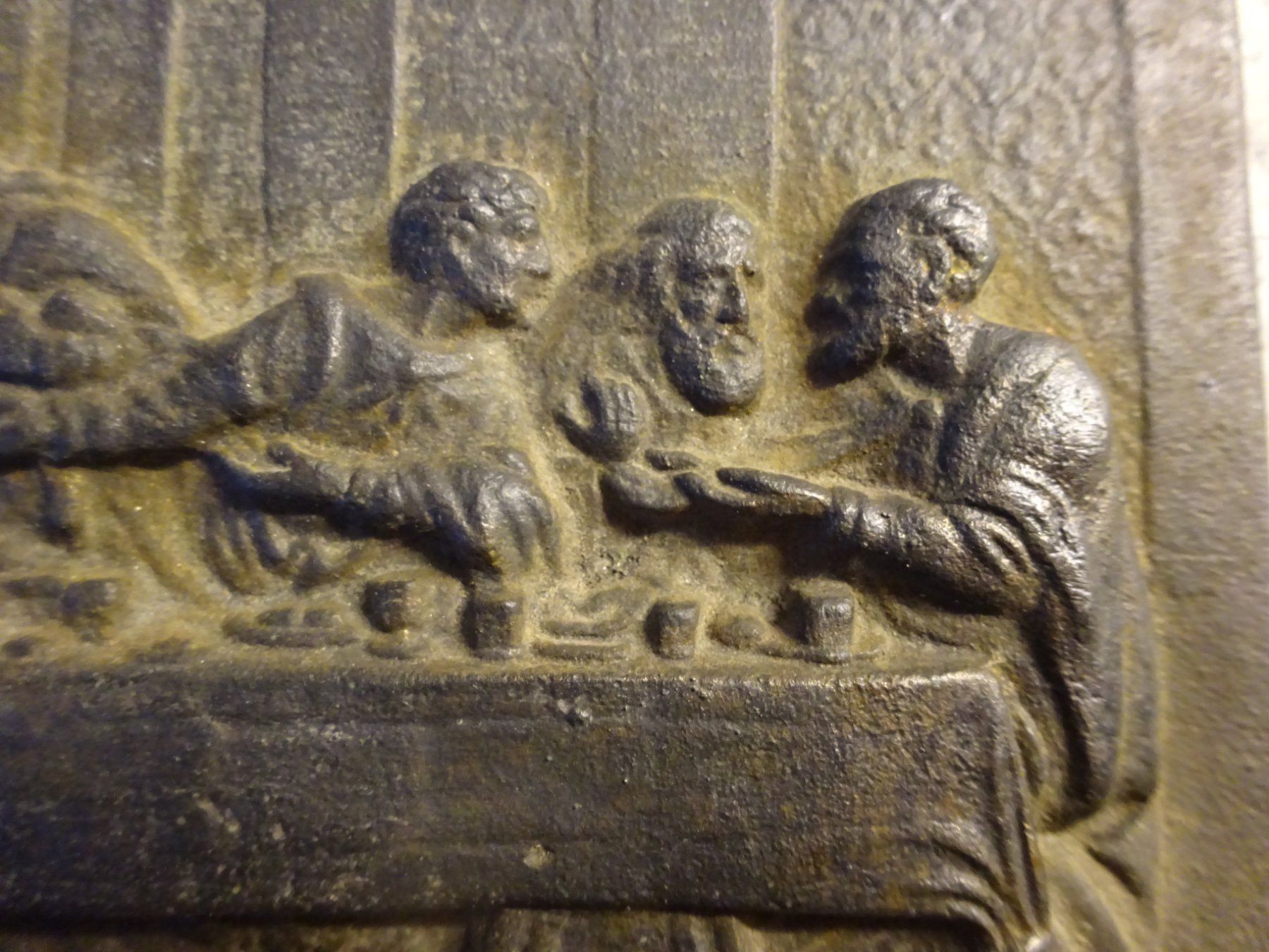 Sculture & Statue: Antike Ofenplatte / Eisenguss – Usato da Esslingen venduto da eintagammeer 4