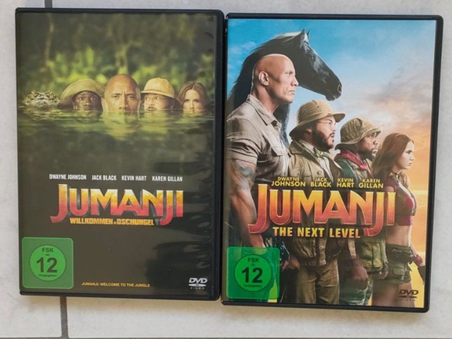 Tutti i DVDs: 2 DVDs Jumanji – Usato da Feusisberg venduto da Whitefir