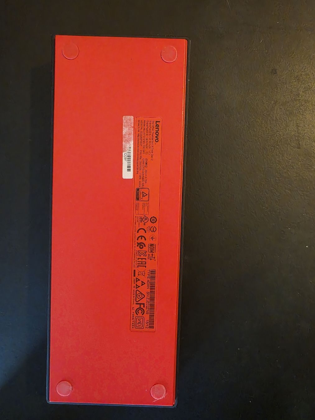 Lenovo Docking station: Lenovo ThinkPad Thunderbolt 3 Dock Gen 2 – Usato da Hedingen venduto da flo_n9yg 1