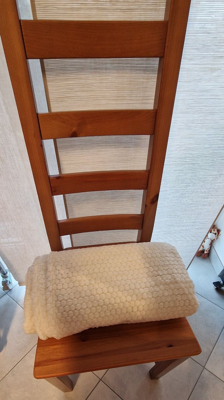 Coop Decken: Plaid blanc neuf – Neu (gemäss Beschreibung) aus Fleurier von Tortue26