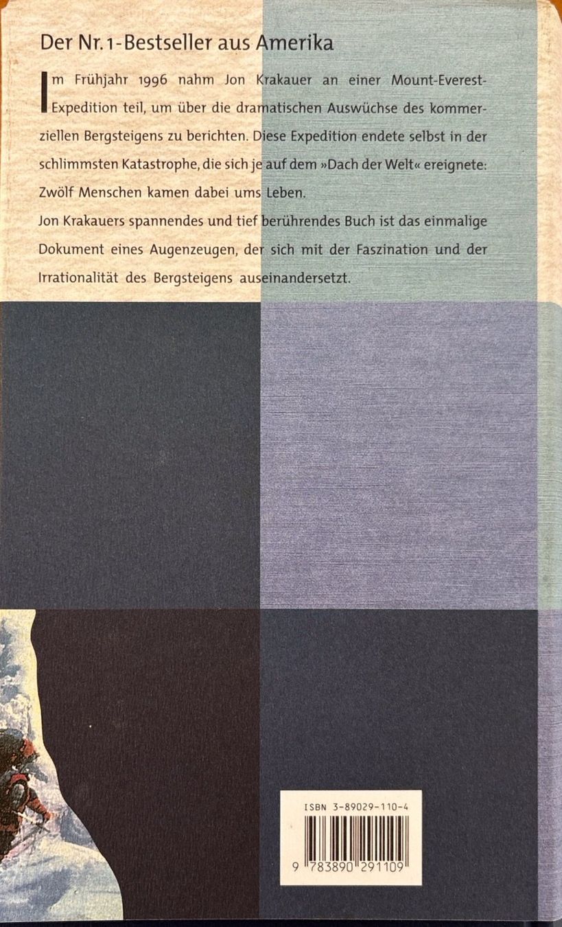 Libri: Krakauer Jon, In eisige Höhen – Nuovo (secondo la descrizione) da Sarnen venduto da Livres 1