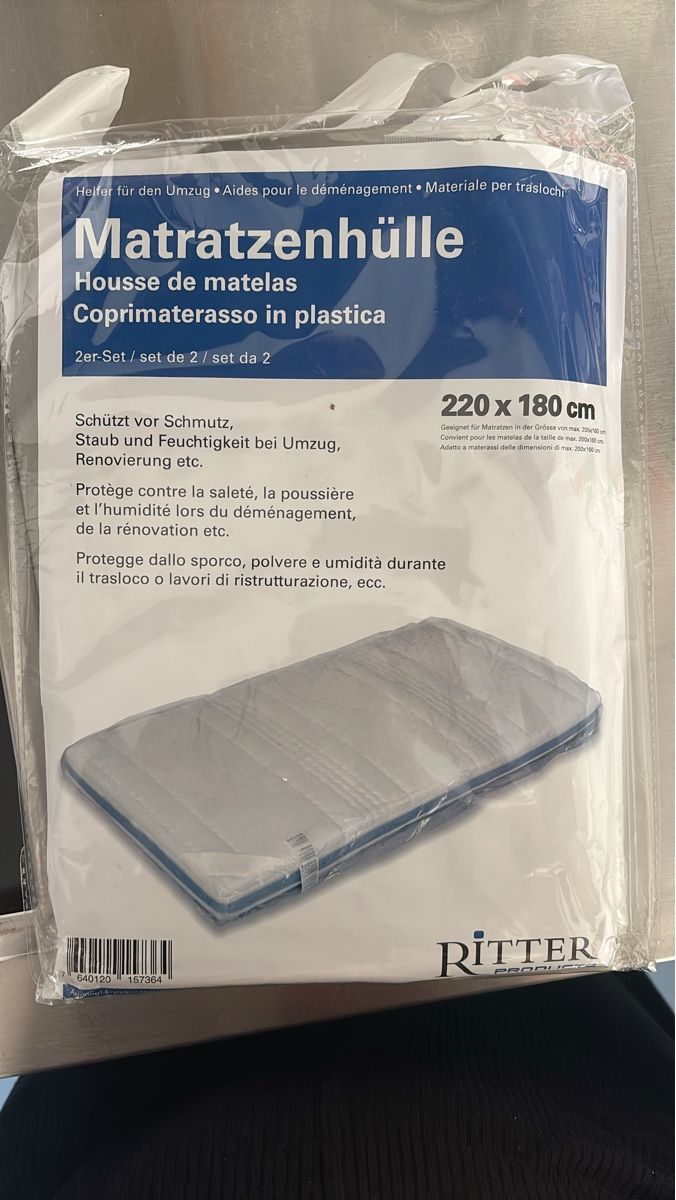 Matelas: Matratzenhülle (Plastik) – Neuf avec emballage d'origine à Zürich par sch_699l