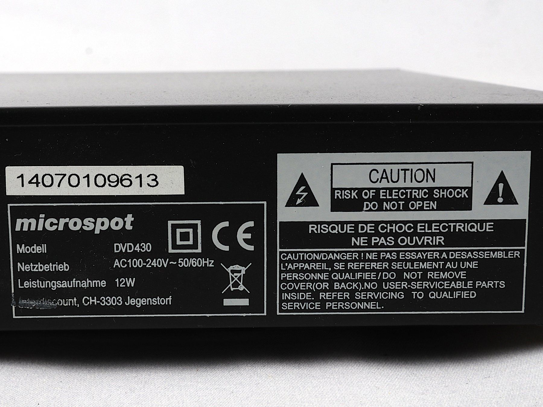 Microspot Multimediaplayer & Streamer: MICROSPOT DVD Player DVD430 – Gebraucht aus Steinen von Restwert_Steinen 4