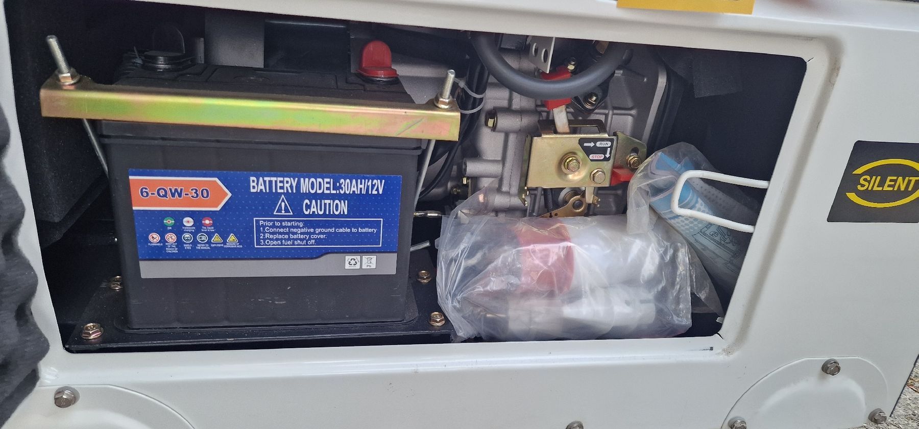 Generatori di corrente: Neuer Diesel Stromgenerator 5000W – Nuovo e nell'imballaggio originale da Tagelswangen venduto da Axel_36 5
