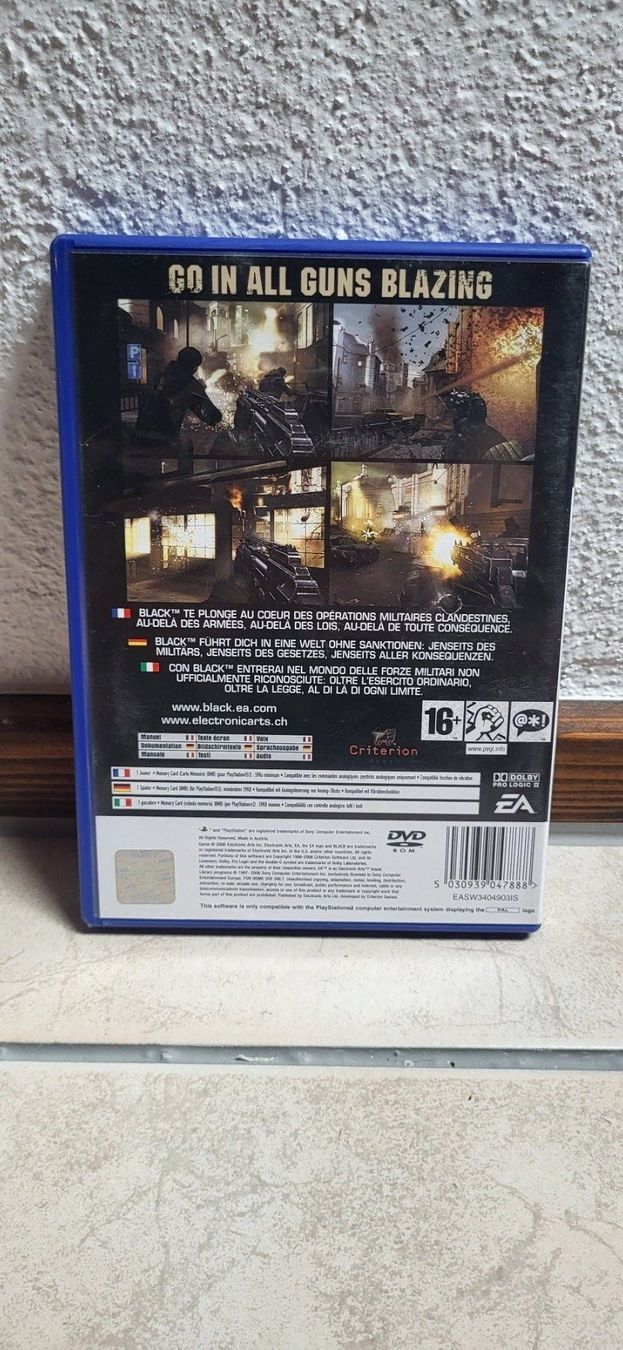 Sony Giochi: PS2 Spiel – Black – Usato da Münsingen venduto da Heroism2010 1