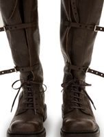 MIU MIU Lace-up leather boots NEU &Ungetragen